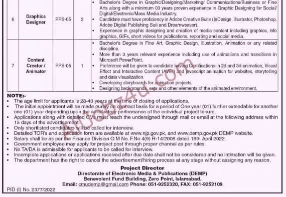 Graphic Designer Jobs Islamabad